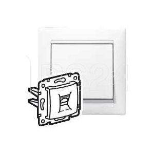 Механизм розетки телефонной 1-м СП Valena RJ11 бел. (DIY-упак.) Leg 694274