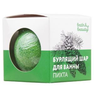 Бурлящий шар для ванны Пихта, 110 г Bath&beauty