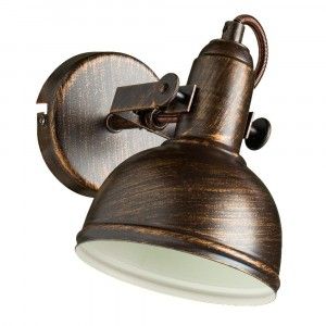 Бра ARTELAMP спот 1x40W E14 110x210x180 коричневый/коричневый MARTIN A5213AP-1BR