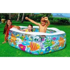 Бассейн надувной Intex 191х178х61 см Риф 56493