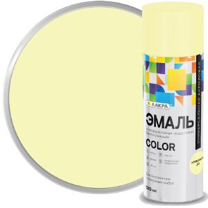 Эмаль аэрозольная универсальная ЛАКРА Color Кремовая 315
