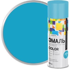 Эмаль аэрозольная универсальная ЛАКРА Color Светло-голубая 19