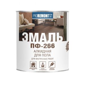 Эмаль ПФ-266 Proremontt красно-коричневая 1,9 кг