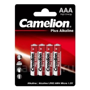 Батарейки Camelion Plus Alkaline AAA LR03-BP4 1.5В 4 шт