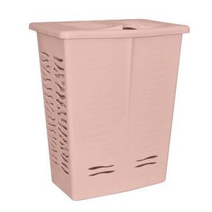 Корзина для белья Aqua 42 л Йогуртовый BQ1707ЙО