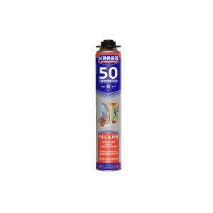 Пена монтажная профессиональная KRASS Home Edition 50 Всесезонная, до 50 л