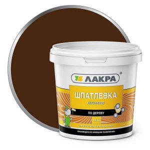Шпатлевка по дереву ЛАКРА Махагон 1,5 кг Л-С