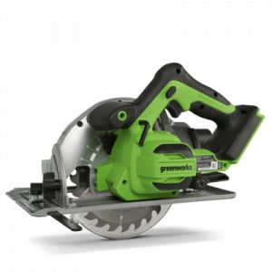 Пила циркулярная аккумуляторная Greenworks GD24CS, 24v, бесщеточная, без АКБ и ЗУ