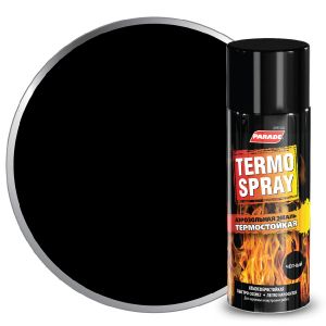 Эмаль аэрозольная PARADE TERMO SPRAY до 750 градусов, черный