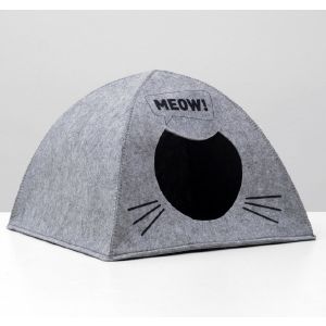 Домик для животных из войлока «Палатка MEOW», 38 х 28 х 38 см