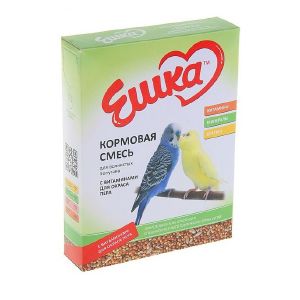 Корм «Ешка» для волнистых попугаев, с витаминами для окраса пера, 500 г