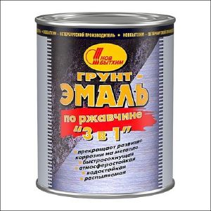 Грунт-эмаль по ржавчине Новбытхим Красный 1 л