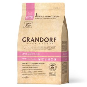 Сухой корм для котят Grandorf Kitten, ягненок с индейкой, 400 г