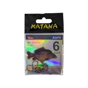 Крючок KATANA Карп №8 10 шт, 4701-008