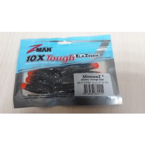Виброхвост Z-MAN MinnowZ Glisten/Orange head 76.2 мм 455, 8 штук