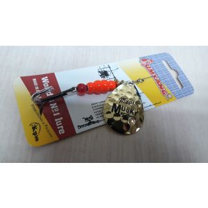 Блесна вращающаяся KUMYANG Mepps Musky Marabu 12 гр, золото