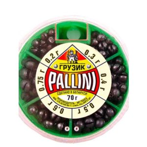 Набор грузов 70 гр PALLINI 0.2/0.3/0.4/0.5/0,6/0.75 гр