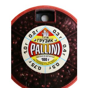 Набор грузов 100 гр PALLINI 0.2/0.3/0.4/0.5/0,75/1 гр