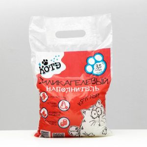 Наполнитель силикагелевый «Котэ», круглый, 3,5 л