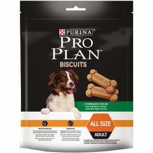 Лакомство для собак PRO PLAN Biscuits с ягненком и рисом 175 г