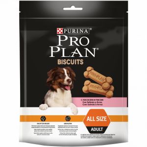Лакомство для собак PRO PLAN Biscuits с лососем и рисом 175 г