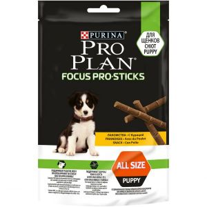 Лакомство для щенков PRO PLAN FocusPro Sticks палочки для поддержания развития мозга с курицей 126 г