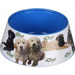 Миска «Dogs» 0,7 л серая М4721