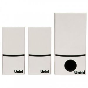 Звонок беспроводной UNIEL UDS-090W-R1T2-32S-150M-WH (Р)