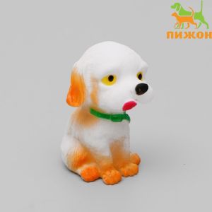Игрушка пищащая «Пес» для собак, 9 см