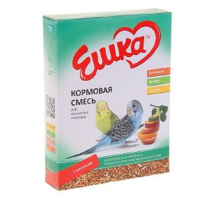 Корм «Ешка» для волнистых попугаев, с фруктами, 500 г