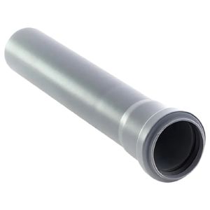 Труба канализационная ВК d-50 х1500 мм Серый