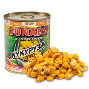 Добавка для прикормки металлобанка 320 мл «Дунаев Кукуруза Мед»