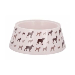 Миска «Dogs» 0,7 л бежевая М7880