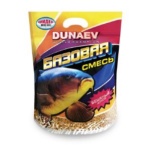 Прикормка рыболовная DUNAEV Базовая смесь 2,5 кг Фидер