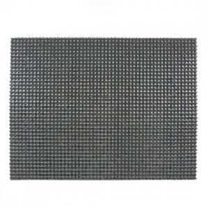 Коврик-щетинка 45x60 см, серый металлик, SUNSTEP