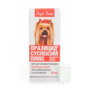 Празицид-суспензия плюс для собак, 10 мл