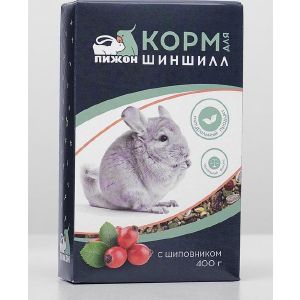Корм «Пижон» для шиншилл, с шиповником, 400 г