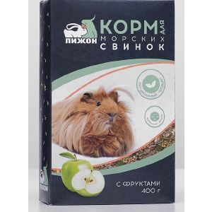 Корм «Пижон» для морских свинок, с фруктами, 400 г