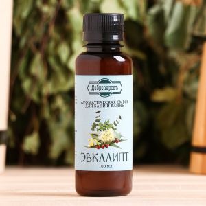 Ароматическая смесь для бани и ванны «Эвкалипт», натуральная, 100 мл, «Добропаровъ»
