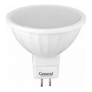 Лампа светодиодная General GLDEN-MR16-10-GU5.3-12-4500 (661022)