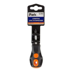Отвертка Park Strom PH1х3,8 см 2-х компонентная ручка OTV012DK, крестовая