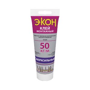 Клей монтажный Экон сверхсильный, 200 г, белый