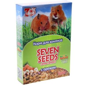 Корм для хомяков Seven Seeds с орехами, 500 г