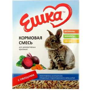Кормовая смесь «Ешка» для декоративных кроликов, с овощами, 450 г