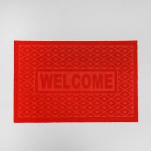 Коврик придверный 38х58 см «Welcome Ромбы» цвет МИКС