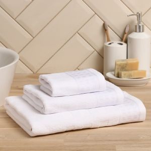 Полотенце махровое LoveLife «Square» 50х90 см, цвет белый, 100% хлопок, 380 гр/м2