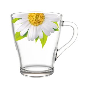 Кружка для чая 250 мл 1649-Д Живая природа. Ромашка