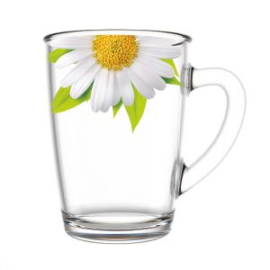 Кружка для чая 300 мл 334-Д Живая природа. Ромашка