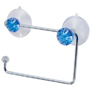 Держатель для туалетной бумаги W2022E «Бриллиант, синий» (крепление: 2 присоски) 311455