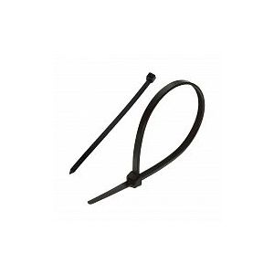 Хомут-стяжка Park, нейлон, 2,5x200 мм, 100 шт, черный